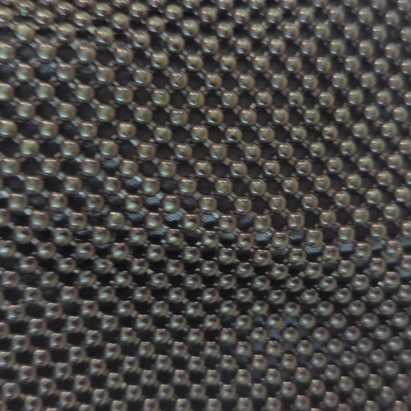 Women's Beaded Circle Handle Hobo Bag Black Gray punk grunge goth casual 90s y2k - Picture 11 of 11